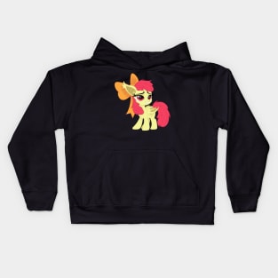 Apple Bloom bat pony Kids Hoodie